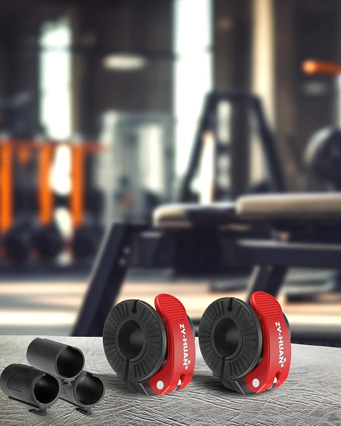 Pro Barbell Clips 1 inch Barbell Clamps 0.9-1.18inch