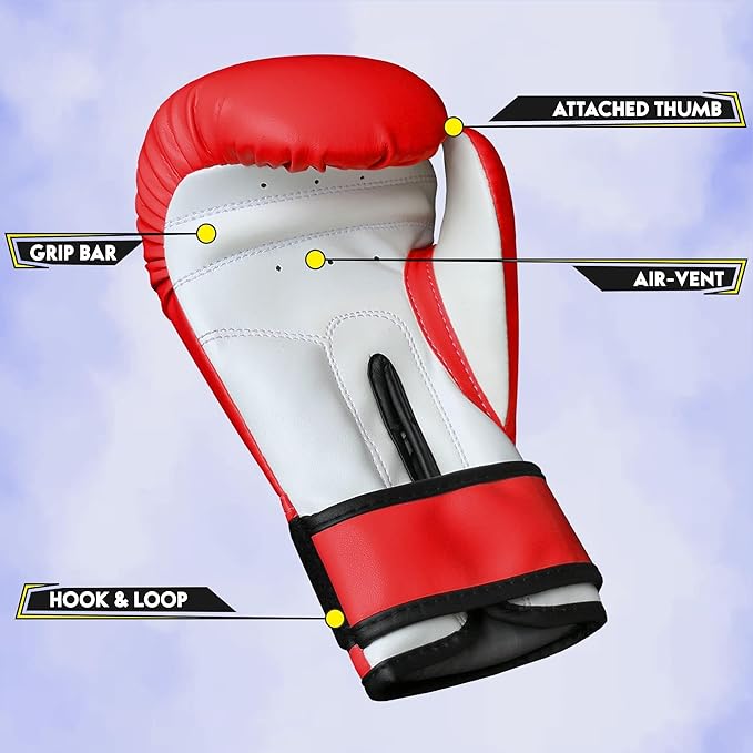Farabi Sports Kids Boxing Gloves 4, 6, 8-oz Boxing Gloves for Kids Junior Boxing Gloves Youth Boxing Gloves Boys and Girls Boxing Training Gloves for MMA Muay Thai & Punching Bag