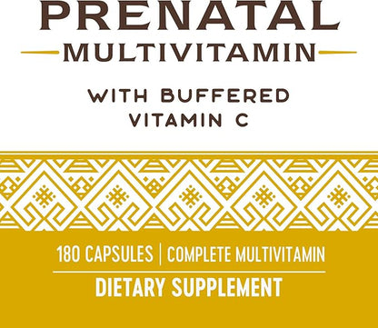 Nature's Way Prenatal Multivitamin, with folate for Healthy Brain and Spinal Development*, 180 Capsules