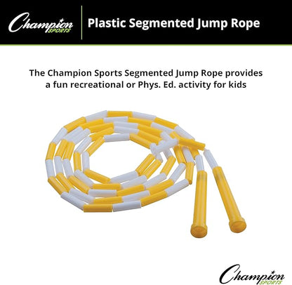 Champion Sports Classic Plastic Segmented Beaded Jump Ropes