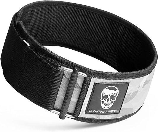 Gymreapers Quick Locking Weightlifting Belt for Bodybuilding 4 Inch