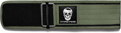 Gymreapers Quick Locking Weightlifting Belt for Bodybuilding 4 Inch