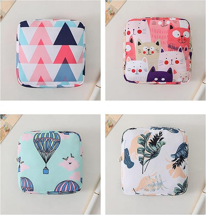 2PCS Mini Makeup Bag,Cute Pocket Cosmetic Bag,Portable Small Make Up Bags for Women,Travel Cosmetic Bag Small Makeup Pouch,Mini storage bag for Sanitary pad,coin,lipstick,jewelry