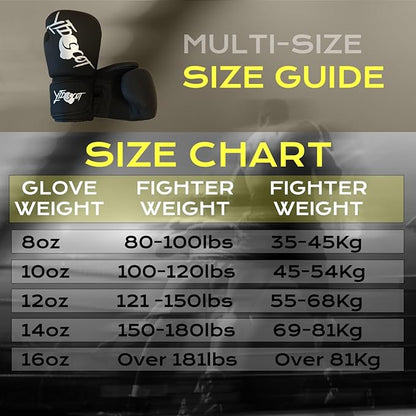 Pro Style Boxing Gloves, Heavy Bag Workout Boxing Gloves, Sparring Training Fighting Gloves for Boxing Kickboxing Punching Bag Muay Thai MMA