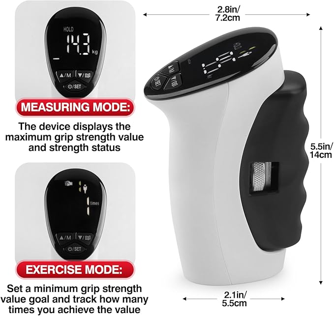 Grip Strength Tester & Grip Strength Trainer Kit