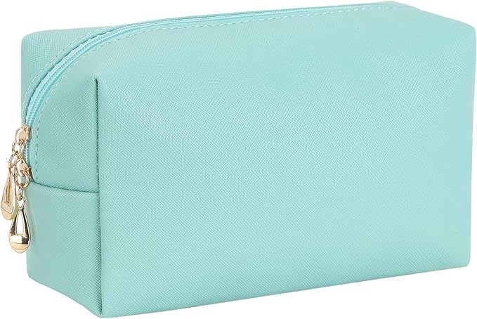 HAOGUAGUA Makeup Bag Pouch Purse Organizer Waterproof Travel Cosmetic Organizer for Women Girl Medium Size (Green-1pcs)
