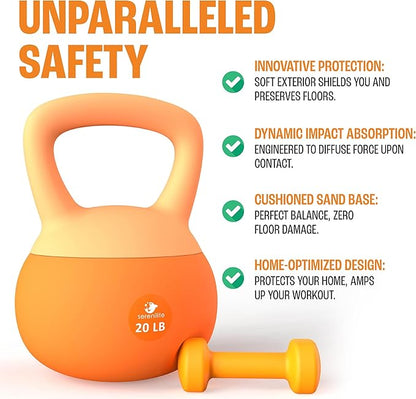 Soft Kettlebells, Serenilite Kettlebell Sets, Kettle Bell Sets