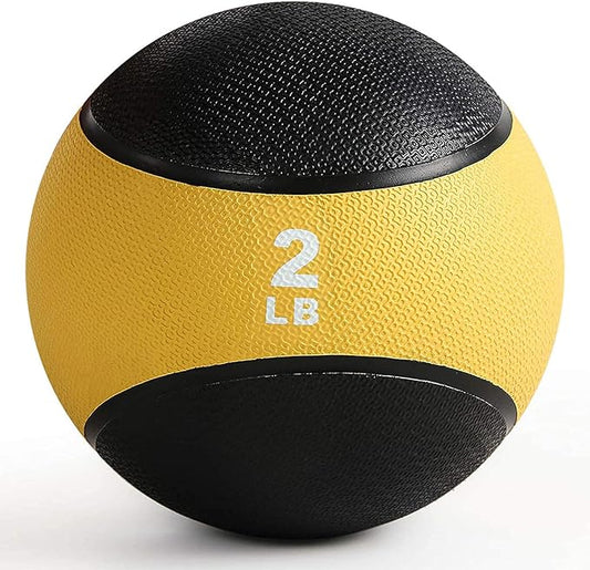 RitFit Weighted Medicine Ball - Non-Slip Rubber Shell