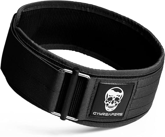 Gymreapers Quick Locking Weightlifting Belt for Bodybuilding 4 Inch