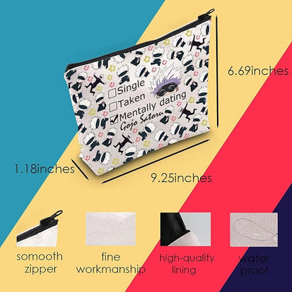 MNIGIU JJK Anime Inspired Gift SG Cosmetic Bag JJK Anime Lover Gift JJK Anime Themed Gift (Taken Bag)