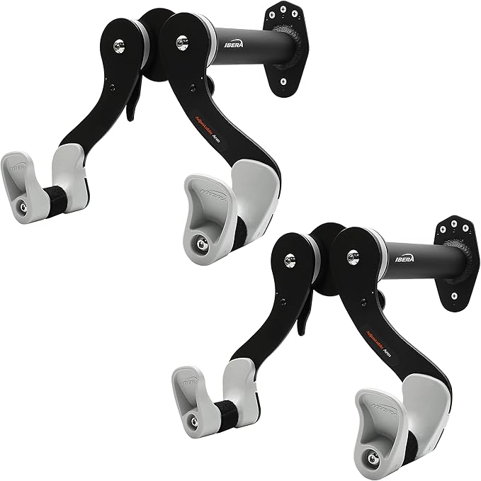 Ibera Wall Mount Hanger, Indoor Bicycle Hook Holder Storage Rack for Home or Garage