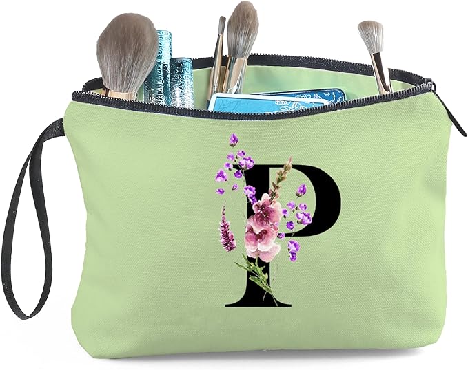 SEAMOON Birthday Inspirational Bridesmaid Proposal Team Small Gifts for Women Mom Aunt Teacher Sister Coworkers Makeup Cosmetic Bag Travel with Mirror Mothers Day Christmas Graduation P