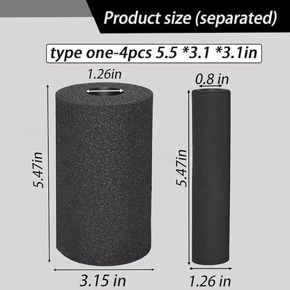 Foot Foam Pads Rollers Replacement Set for Home