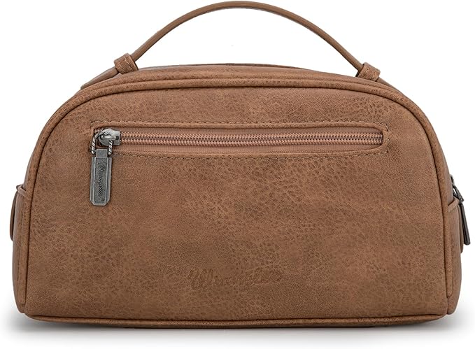 Wrangler Makeup Pouch Bag Mini Western Toiletry Purse Cosmetic Organizer Paisley Travel Pouch for Women