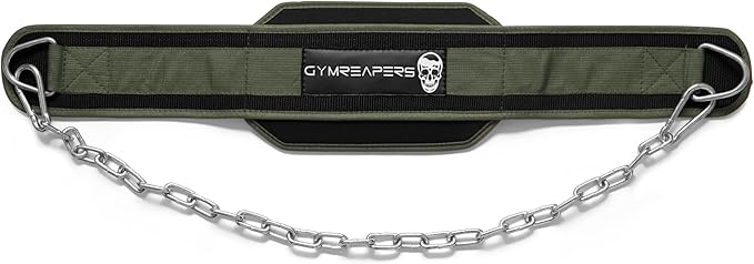 Gymreapers Dip Belt With Chain For Weightlifting