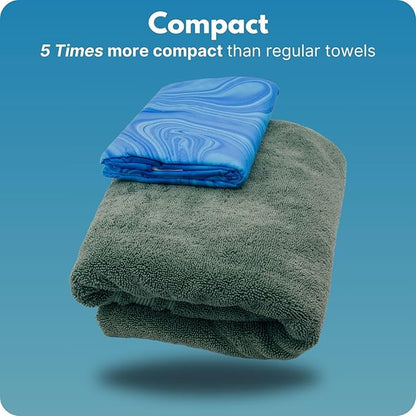 ECCOSOPHY Microfiber Beach Towel - Sand Free Towels 71x35 in