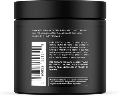 ELMNT 2150mg Super Antioxidant Liposomal Glutathione Supplement w. Vitamin C, Quercetin & Reduced L Glutathione 1000mg - Proven Complex for Best Absorption, Detox, Skin Glow + Immune - 90 Pills