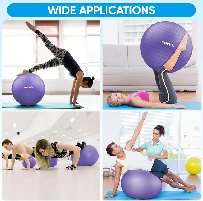 APEXUP Yoga Ball Exercise Ball