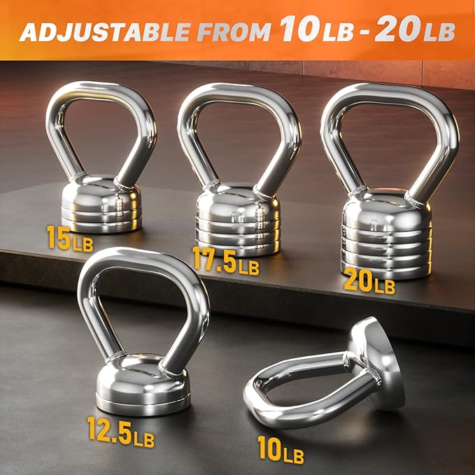 Northdeer Adjustable Kettlebell Set for Versatile Home Workouts