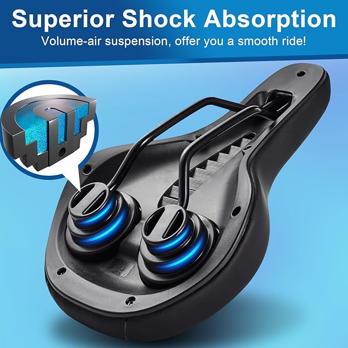 Zacro Bike Seat Comfort for Women Men