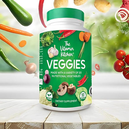 Fruit and Veggie Supplements-Made in USA-180 Fruits, 180 Veggies Capsules to Boost Energy Level -Whole Food Fruits and Vegetable from Super Foods-Soy & Vegan Free (Pack of 4)