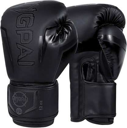 Boxing Gloves for Men,Women,Child, Heavy Bag Workout Boxing Gloves,Durable Leather and Thickened Fist Peak Professional Sparring Training Fighting Gloves for Kickboxing,Muay Thai,MMA