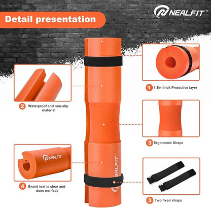 Barbell Pad Squat Pad for Squats—Squat Bar Pad—Great