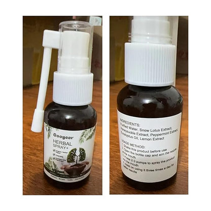 Herbal Lung Cleansing Spray,respinature,googeer Herbal Lung,Best Respinature Herbal Lung Cleanse Mist,Respi Nature Herbal Lung Cleanse Mist(2PCS)