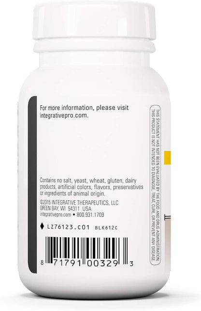 Integrative Therapeutics Vitaline CoQ10 100 mg - Supports Brain and Heart Health* - Dairy Free - Vegan - Tropical Fruit Flavored - 30 Chewable Wafers