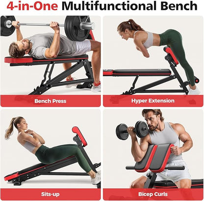 FLYBIRD 4 in 1 Workout Bench