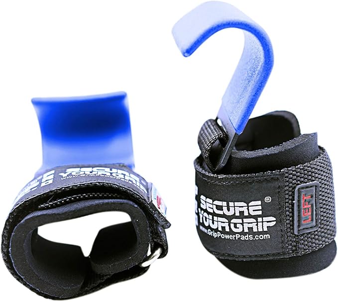 Weight Lifting Hooks Heavy Duty Lifting Wrist Straps