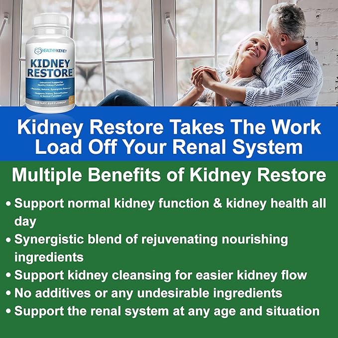 Kidney Restore & Kidney Shield 4-Pack Bundle Pills - Natural Kidney Support Supplement for Kidney Cleanse Detox & Repair - Comprehensive Renal & Kidney Health Supplement to Support Kidney Function