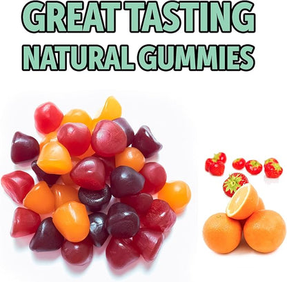 Yuve Vegan Multivitamin Gummies for Men and Women - Daily Energy, Strength, Immunity - Vitamin A, C, B3, B6, B12, Biotin & Zinc - Delicious Chewable Supplement - Non-GMO, Gluten & Gelatin-Free - 60ct