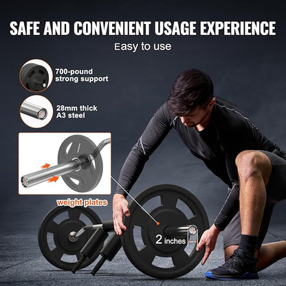 VEVOR Safety Squat Bar 1,500 LBS 32mm Diameter