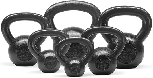 Yes4All Kettlebell Cast Iron Sets 5 - 10 15 - 20 - 25 - 30 lbs,