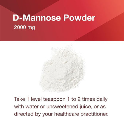 Protocol D-Mannose Powder - 2g per Serving - Bladder Cleanse - Support Healthy Urinary Tract* - for Men & Women - Kosher & Non-GMO - 3 oz