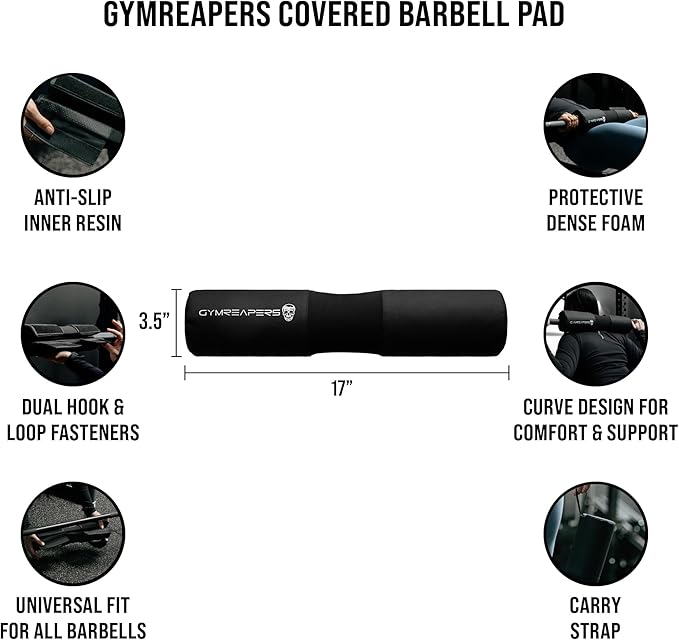 Gymreapers Barbell Squat Pad - Protective Bridge Pad