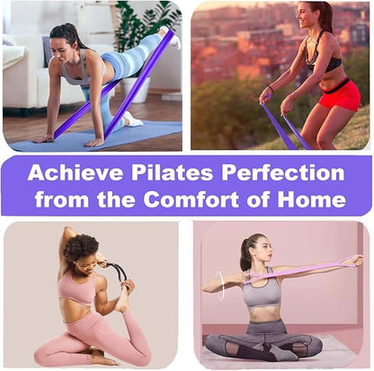 Pilates Ring and Ball Set with 8 Resistance 9 in