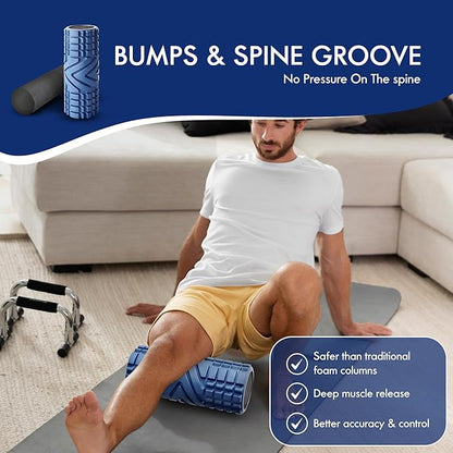 Foam Roller Patented Multi Phase Roller 5 Year 6x13", Myofascial 6x13)
