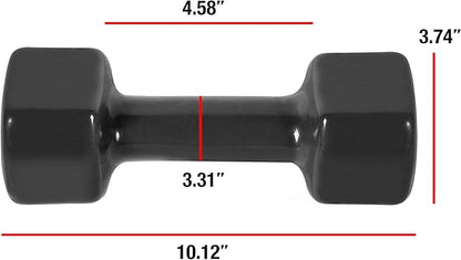 CAP Barbell Vinyl Coated Dumbbell | 1-15 LB Single or Pair