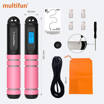 Jump Rope, multifun Speed Skipping Rope with Calorie