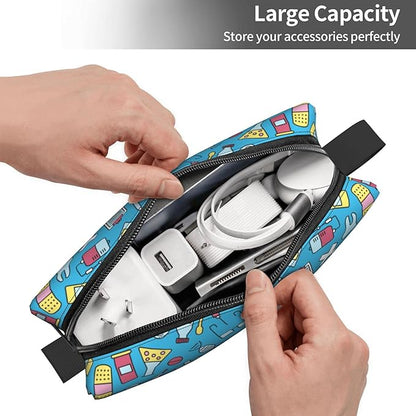 YISHOW Nurse Equipment Makeup Bag Adorable Travel Cosmetic Toiletry Organizer Case for Women