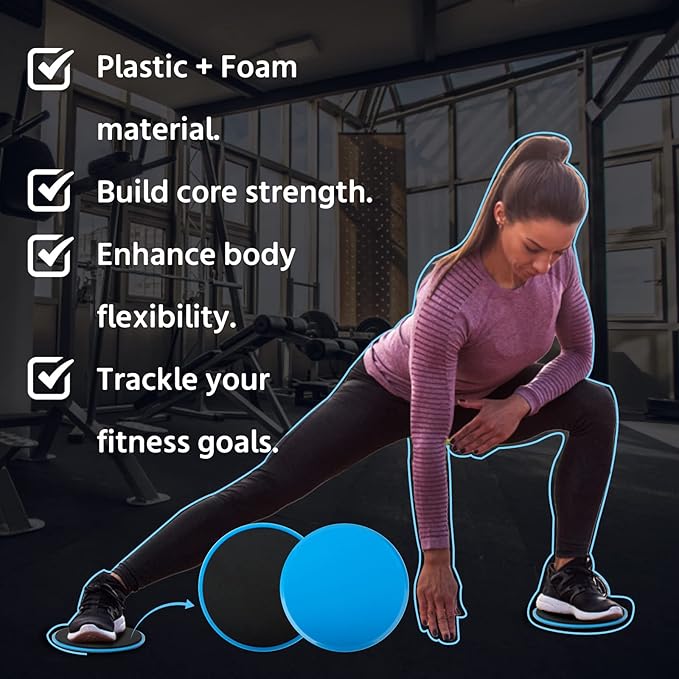 ZILLEEN Exercise Sliders for Working Out