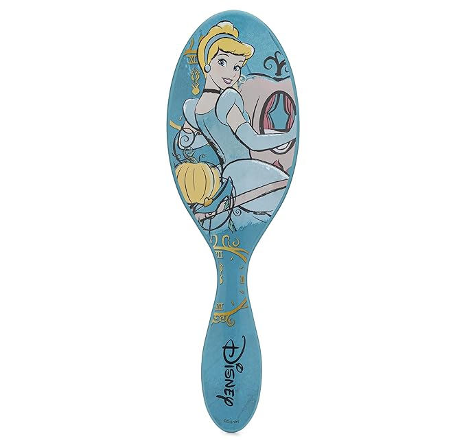 Wet Brush Disney Original Hair Detangler, Cinderella (Elegant Princess), Ultra-Soft IntelliFlex Bristles, Detangling Brush Glides Through Tangles (Wet Dry & Damaged Hair), Women & Men