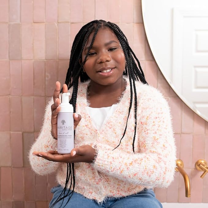 Hairitage Have It All Curl Enhancing Foam Mousse with Quinoa + Rice Protein for Frizz Control + Moisture - Lightweight Formula - Leaves Hair Full + Bouncy - Set Hairstyles + Curls, 5 oz