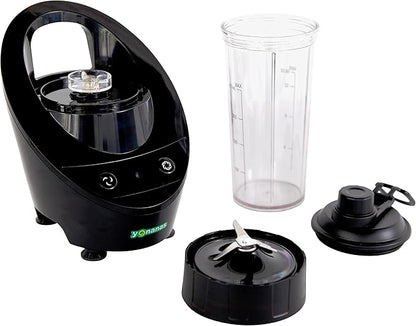 Yonanas Personal Blender with 13.5-Ounce Portable Cup and Drinking Lid for Shakes and Smoothies, BPA Free, 300-Watts, Black