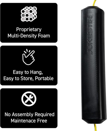 Jukestir® Punching Bag with Dynamic Motion, Better Footwork Than Double End Bag, Speed Bags for Boxing, More Agility Than Heavy Bag, Reflex Bag Boxing, Great MMA Workout at Home, Used by Pros