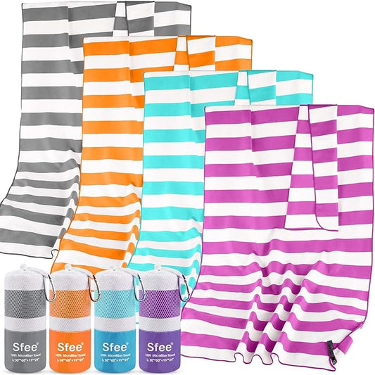 Sfee 2 in 1 Microfiber Oversized Beach Towel
