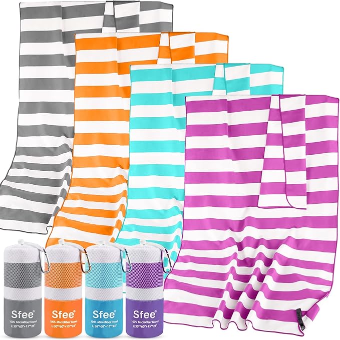 Sfee 2 in 1 Microfiber Beach Towel