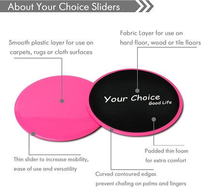 Your Choice Sliders Fitness Equipment Floor Sliders Exercise
